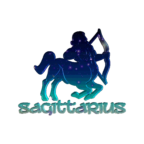 spinning Sagittarius symbol